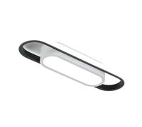 HFGDRH Plafones Redondo LáMpara Panel, Lámpara de techo LED rectangular 24 W, blanca, acrílica, for dormitorio, cocina, pasillo y balcón