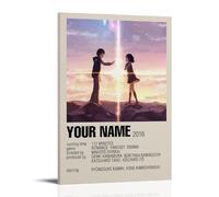 HFGPBVjk Anime Película Tu Nombre Minimalista Arte Póster Pintura Decorativa Lienzo Arte Mural Salón Póster Dormitorio Pintura 30x45 cm (30 x 45 cm)