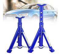 HFGVBDNE Jack Stands Soportes de Eje Plegables Soporte de elevación Resistente de 3 toneladas para Coche, Furgoneta, 4x4, Caravana, Garaje, Taller, Soporte de elevación, 29-41 cm, 1 par