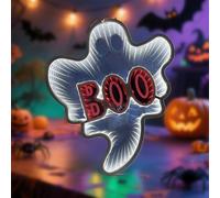 HFHungkeong Luces de noche de Halloween, lámpara de neón decorativa de acrílico LED, regalos de fiesta de Halloween para dormitorio, bar, sala de juegos, Mancave, club de fiesta, luces nocturnas de