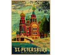 HfmQuisutron Jigsaw Puzzle 1000 Piezas San Petersburgo Paisaje Travel Posters para Puzzle Inicio Stress Relieving Juego Xy267Tk