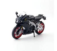 HFMXZHI Modelo a Escala de Moto 1:12 para Aprilia RSV4 R R1000 Motocicleta Colección Diecast Regalo(Nero)
