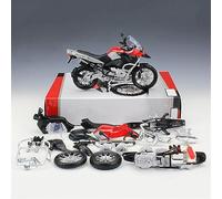 HFMXZHI Modelo a Escala de Moto 1:12 para BMW R1200gs R1200 GS Motocicleta Modelo Montaje Juguete Colección Regalos