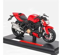 HFMXZHI Modelo a Escala de Moto 1:18 para Ducati Streetfighter S 2010 Juguetes Regalo De Cumpleaños Colección Miniatura Adornos Escritorio para Computadora