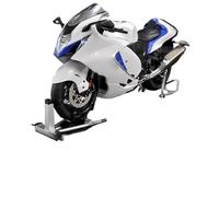 HFMXZHI Modelo a Escala de Moto 1/6 para Suzuki para Hayabusa Adornos para Computadora De Escritorio Modelo Motocicleta Aleación, Juguete Regalo(White)