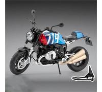 HFMXZHI Modelo a Escala de Moto Adornos De Motocicleta, Juguetes Y Regalos Cumpleaños Modelo Aleación Metal Fundido A Presión para BMW Latte R Nine T A Escala 1:9(BLU)