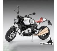 HFMXZHI Modelo a Escala de Moto Adornos De Motocicleta, Juguetes Y Regalos Cumpleaños Modelo Aleación Metal Fundido A Presión para BMW Latte R Nine T A Escala 1:9(Nero)