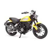 HFMXZHI Modelo a Escala de Moto Adornos De Motocicleta, Regalos, Maquetas, Juguetes, Regalo 1:18 para Ducati Scrambler, Vehículos Fundición A Presión, Modelos Coleccionables para Pasatiempos