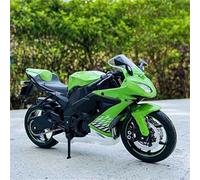 HFMXZHI Modelo a Escala de Moto Adornos para Computadora De Escritorio Motocicleta Motocross Aleación Simulación Coche Juguete A Escala 1/12 para Kawasaki para Ninja ZX-10R