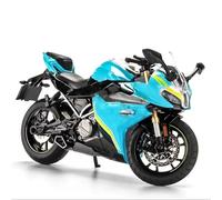 HFMXZHI Modelo a Escala de Moto Colección De Juguetes Motocicletas 1/12 para CFMOTO para Spring para Breeze 250SR, Modelo Aleación Fundida A Presión con Sonido Y Luz(BLU)