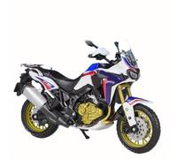 HFMXZHI Modelo a Escala de Moto Colección En Miniatura 1/18 para Honda para Africa Twin DCT Juguetes A Escala para Motos, Regalo De Cumpleaños(White)