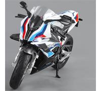 HFMXZHI Modelo a Escala de Moto Colección Vehículos A Escala Motocicletas Motocicleta Todoterreno con Sonido Y Luz Coche De Juguete 1/9 para BMW S1000RR 2024, Aleación Fundida A Presión