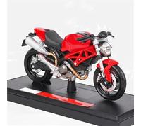 HFMXZHI Modelo a Escala de Moto Computadora Escritorio Adornos 1/18 para Ducati para Monster 696 Mini Moto Serie Coche De Juguete Colección Regalo Aleación Motocicleta Modelo