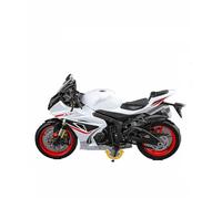 HFMXZHI Modelo a Escala de Moto Juguete De Motocicleta Aleación Fundida A Presión, Modelo Metal, Simulación, Sonido Y Luz, Decoración, Juguetes 1:9 para Suzuki GSX-1000R En Caja(White)