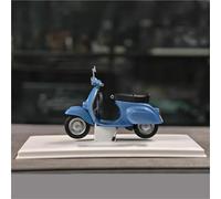 HFMXZHI Modelo a Escala de Moto Maqueta De Motocicleta Aleación Adornos Escritorio para Computadora Serie Mini Moto Colección Autos Juguete 1/18 para Vespa 125 50R 50N(BLU)