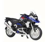 HFMXZHI Modelo a Escala de Moto Maqueta De Motocross Coche Juguete para Coleccionar Aleación Simulada 1/18 para BMW R1200GS 2017(BLU)