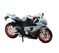 HFMXZHI Modelo a Escala de Moto Modelo De Motocicleta A Escala 1/12 Colección Adornos Aleación Metálica Y Regalos Cumpleaños para para BMW S1000 RR(BLU)