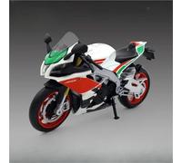 HFMXZHI Modelo a Escala de Moto Modelo De Motocicleta Aleación, Juguete Fundido A Presión Colección En Miniatura, Regalo Cumpleaños 1:12 para Aprilia RSV4(White)