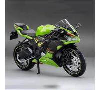 HFMXZHI Modelo a Escala de Moto Modelo De Motocicleta Aleación, Juguetes Fundición A Presión Volante Delantero, Dirección, Sonido, Luz, Regalos Navideños 1:12 para Kawasaki ZX-6R(Vert)