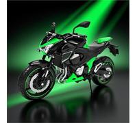 HFMXZHI Modelo a Escala de Moto Modelo De Motocicleta Aleación para Kawasaki Z800 A Escala 1:12, Coche Fundido A Presión, Juguetes Regalo Cumpleaños, Colección Coches(Vert)