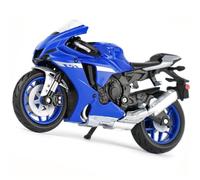 HFMXZHI Modelo a Escala de Moto Modelo De Motocicleta para Yamaha YZF-R1 2021, Vehículo Fundido A Presión, Escala 1/18 Colección Coches Juguete, Regalo