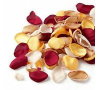 HFNCE 200 Piezas/Bolsa de pétalos Artificiales de Colores Mixtos, pétalos de Rosa, Flores de Seda, decoración de Boda, Accesorios románticos para el Día de San Valentín, Vino Tinto Mixto