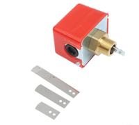 HFS-15/20 Sensor de interruptor de flujo de paleta para agua y aceite, controlador de flujo objetivo con carcasa ABS, detección de nivel de líquido para HVAC piscina industrial control de bomba (HFS