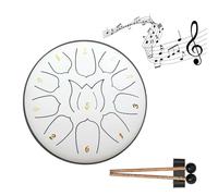 HFSAZJ Tambores de lluvia, instrumento de tambor de lluvia, tambor de lengua de acero, tambor de lluvia para exteriores cuando llueve, tambor de chakra para lluvia y música, timbre al aire libre