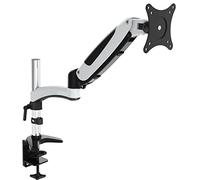 HFTEK® GM112D Blanco Soporte para monitor desk mount bracket Soporte de escritorio para Pantalla 15" a 27" pulgadas con VESA 75 / 100