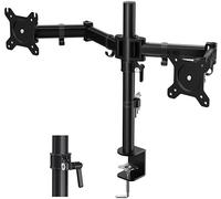 HFTEK - 2 Dual Monitor Soporte TV Soporte de Mesa - HF29DB