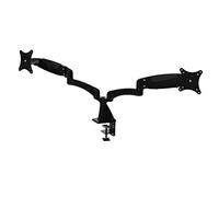 HFTEK - Soporte de escritorio para 2 pantallas de 15" a 27" con VESA 75/100 (HF124GB)