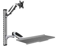 HFTEK Workfit Workstation Soporte del monitor Soporte para montaje de TV 15 - 34 pulgadas con VESA 75/100 - FY02XWS