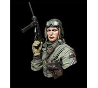 HFVUYAR 1/10 WWII US Soldier Resin Bust Soldier Model Kit Kit de resina para modelismo de figuras sin pintar ni montar //A6D7Z3