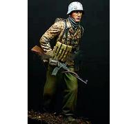 HFVUYAR 1/16 Kit de resina de soldado alemán de la Segunda Guerra Mundial sin pintar ni montar //A7D3Z2