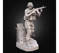 HFVUYAR 1/24 Kit del modelo de resina de un soldado de ciencia ficción sin pintar ni montar // K8c2O7