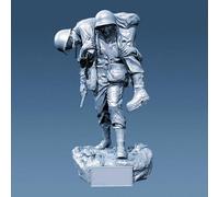 HFVUYAR 1/35 Kit de modelismo de Resina de Soldado Estadounidense de la Segunda Guerra Mundial sin Pintar ni Montar //A8D6Z4