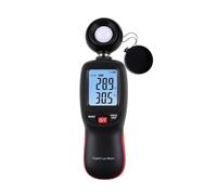 HFWRDVJCM para Plantas LED Cultivo/Jardín/Interior/Fotografí Luxómetro Digital, comprobador de luz, 0~200 000 Lux, LCD, medidor de luz de Bolsillo, comprobador de medición de Lux FC, Sensor fotómetro