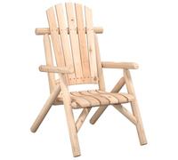 HFXHIJXQ Silla de jardín Adirondack de madera maciza de abeto, 68 x 86 x 103 cm