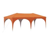 HFXHIJXQ Tienda de campaña desplegable para fiestas, 3 x 6 m, color naranja, plegable, impermeable, altura ajustable, con 4 cuerdas de viento y 8 piquetas para jardín, fiestas, bodas y camping