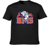 Hfy Fky Yhln DIY Blue Mountain State T Shirt Mens Unisex Tees Men's Breathable Cotton Crew Neck Plain Tees Black L
