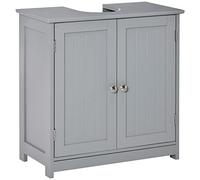 HFYee Tocadores de baño, 23.5 x 11.75 x 23.5 pulgadas, gris, gris