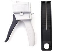 HFYJJHKQ Pistola de pegamento 1:1 AB epoxi sellador pistola 50 ml 1:1 pistola de pegamento manual AB kit de pistola dispensadora de pegamento de dos componentes