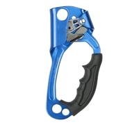 HFYSGVO Ascensor Manual for Escalada en Roca al Aire Libre, Abrazadera de Cuerda portátil, Accesorios for Equipos Descenso(Right-Blue)