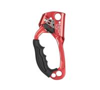 HFYSGVO Dispositivo de Ascenso Manual for Escalada en Roca al Aire Libre, Mango montañismo, Equipo Izquierdo y Derecho, Herramientas Cuerda(Left Red)