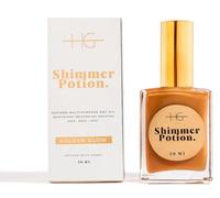 HG AESTHETICS Poción Brillante Aceite Seco con Miel | Aceite Hidratante y Brillante para Cuerpo y Rostro (RESPLANDOR DORADO, 50ML)