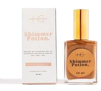 HG AESTHETICS Poción Brillante Aceite Seco con Miel | Aceite Hidratante y Brillante para Cuerpo y Rostro (BRONCEADO DORADO, 50ML)