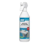 HG Antical en Espuma, Limpiador Antical en Spray, Espuma Desincrustante de WC Profesional, Elimina Manchas de Cal y Óxido de Duchas, Grifos, Bañeras, Inodoros y Más, 500 ml