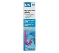 HG Desatascador Cabello, Tuberías de Ducha, Lavabo y Bañera, 200 + 250ml | Tratamiento de dos componentes para pelo, jabón y pasta de dientes en duchas, lavabos y bañeras; actúa en 1 hora