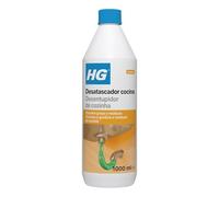 HG Desatascador Cocina, Enzimático para Fregadero y Tuberías, 1L | Enzimas y microbios ayudan a deshacer grasa, aceite y restos de comida en 6-8 h; biodegradable y apto para fosas sépticas