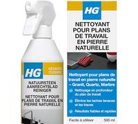 HG detergente apta para trabajo Plancha de piedra natural, 500 ml, 3 pcs